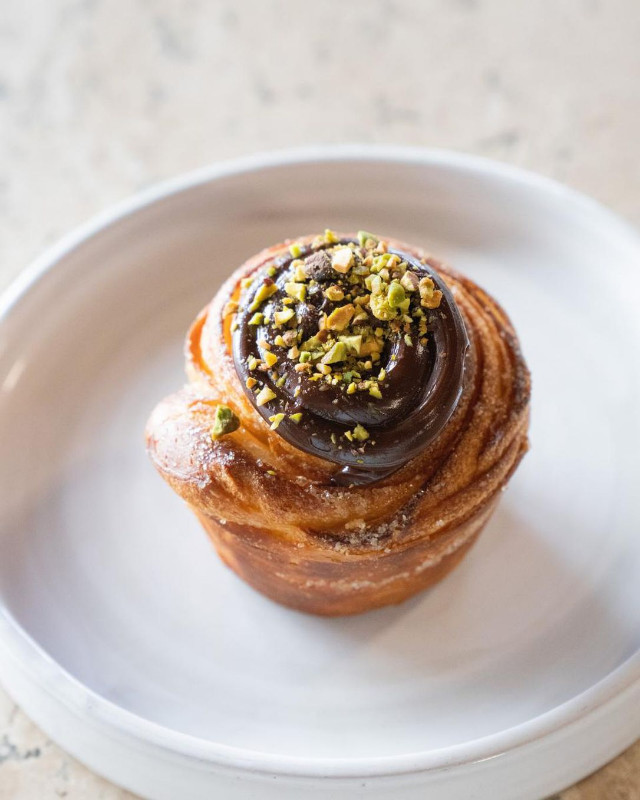 The perfectly flaky "cruffin"