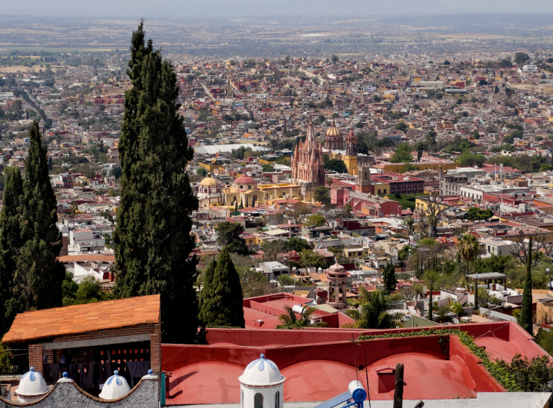 Areal viewof San Miguel de Allende